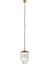 AV-60298-1E Eskitme Kaplama Klasik Avize E27 Metal Kristal 20cm 1