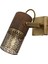 AP-60265-1E Eskitme Kaplama Aplik E27 Metal Ahşap 6x12cm 1