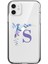 Mavi Kuş S Harfli iPhone 11 Şeffaf Kılıf 1