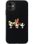 iPhone 11 Powerpuff Girls Tasarımlı Kırmızı Telefon Kılıfı 1