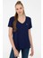 Kadın Lacivert T-Shirt 50236611-VR033 1