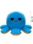 Toys Peluş Duygulu Ahtapot Oyuncak 20 cm Mavi/turuncu 1