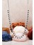 Mistik Topaz Taşlı Rodyumlu Gümüş Choker Kolye 1