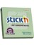 21552 Stickn Yapışkanlı Not Kağıdı 100 Yaprak 76 x 76 mm Yeşil 1