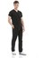 Ultralycra Basic - Doktor Hemşire Forma Takımı Unisex Siyah 3