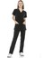 Ultralycra Basic - Doktor Hemşire Forma Takımı Unisex Siyah 4