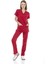 Ultralycra Basic - Doktor Hemşire Forma Takımı Unisex Kırmızı 2