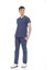 Ultralycra Basic - Doktor Hemşire Forma Takımı Unisex Fırtına Mavi 3