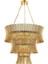 AV-60309-S65 Sarı Kaplama Modern Avize E14 Metal 65cm 1