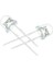 LED 4.8mm Mantar Mavi Şeffaf (100 Adet) 1