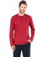 5656 Uzun Kollu Pamuklu Erkek Pijama Takımı-Bordo 1