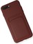 iPhone 8 Plus Kılıf Kartvizitli Silikon Kelvin - Bordo 3