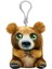 Mini Peluş Boz Ayı Luke Anahtarlık 1