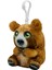 Mini Peluş Boz Ayı Luke Anahtarlık 2