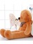 % 100 Yerli - Papyonlu Sevimli Büyük Peluş Ayıcık, 130 cm 1
