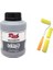 Rich Multi Decor Chalked Akrilik 1750 ml 4576 Is Siyah Sarı Sünger Rulo Seti 1