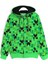 Creeper Desenli Fermuarlı Unisex Çocuk Ceket 5 - 13 Yaş Yeşil 001-0001806 1