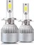 LED Xenon 2 Adet H4 Uzun Kısa LED Xenon 46W 8600LM 6500K Far Ampülü LED Işık Seri T-T-T 4