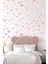 Soft Renklerde Kalpler Duvar Sticker 1