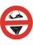 Bikini-Mayo Ile Girilmez Etiketi Çıkartma 150MM 1