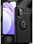 Xiaomi Redmi Note 9 4g Kılıf Yüzüklü Standlı Manyetikli Silikon 2
