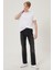 Erkek Texas Koyu Gri Straight Fit Normal Bel Düz Paça Esnek Jean Pantolon 1