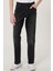 Erkek Texas Koyu Gri Straight Fit Normal Bel Düz Paça Esnek Jean Pantolon 4