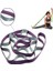 12 Kafes Yoga Bant Streç Böler Direnç Kayış, Boyutu: 250 x Olanağı Sağlayan 3,8 Cm'lik (Mor) (Yurt Dışından) 3