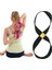 2 Adet Yoga Stretch Kemer Pamuk Kalın Mobius Şeridi (Siyah) (Yurt Dışından) 2