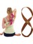 2 Adet Yoga Stretch Kemer Pamuk Kalın Mobius Şeridi (Kahverengi) (Yurt Dışından) 2