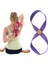 2 Adet Yoga Stretch Kemer Pamuk Kalın Mobius Şeridi (Açık Mor) (Yurt Dışından) 3