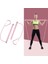 ZsykdEv Pilates Fitness Spor Elastik Ropel Yoga Ekipmanları (Pembe) (Yurt Dışından) 3