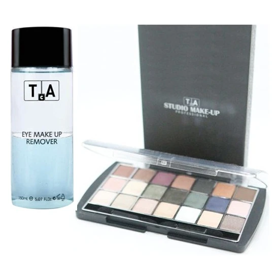 Tca Studio Make-Up Göz Farı Paleti Smokey Box 2 + Makyaj Temizleyici