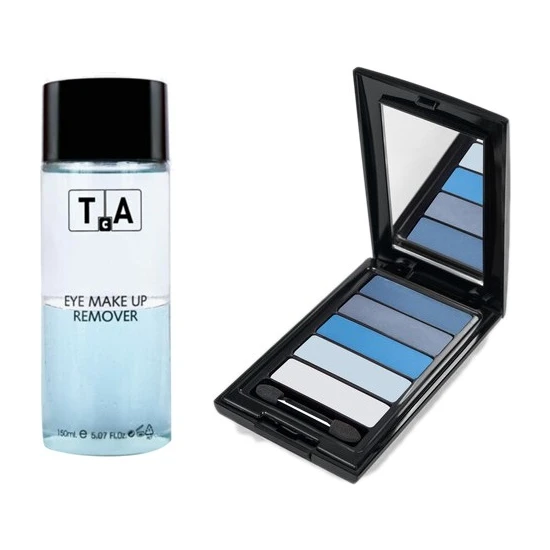 Tca Studio Make-Up Göz Farı Paleti 3 Smokey Eye  + Makyaj Temizleyici