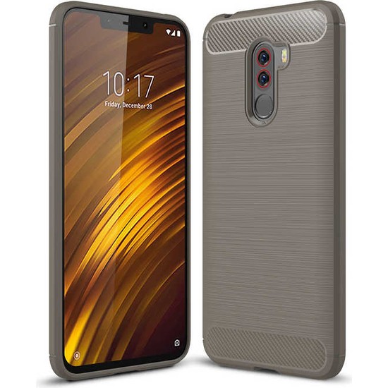 Case 4u Xiaomi Pocophone F1 Kılıf Room Silikon Gümüş Fiyatı 1086