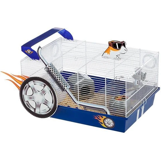 Ferplast Dragster Hamster Kafesi Yarış Arabası Temalı