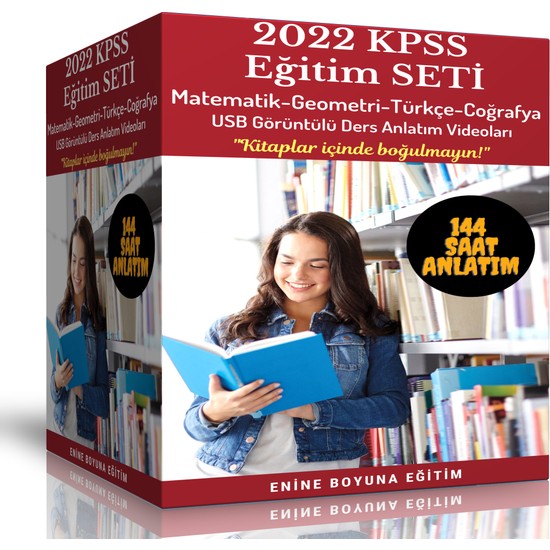 Enine Boyuna Eğitim 2022 KPSS Eğitim Seti (144 Saat Anlatım)