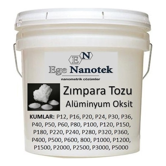 Ege Nanotek 800 Kum Zımpara Tozu Alüminyum Oksit Alümina P800 - 1 kg