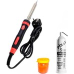 Winnboss 60W Profesyonel Lehim Makinesi Kalem Havya 1 Adet Leyim Teli ve Pasta ile Yüksek Performans