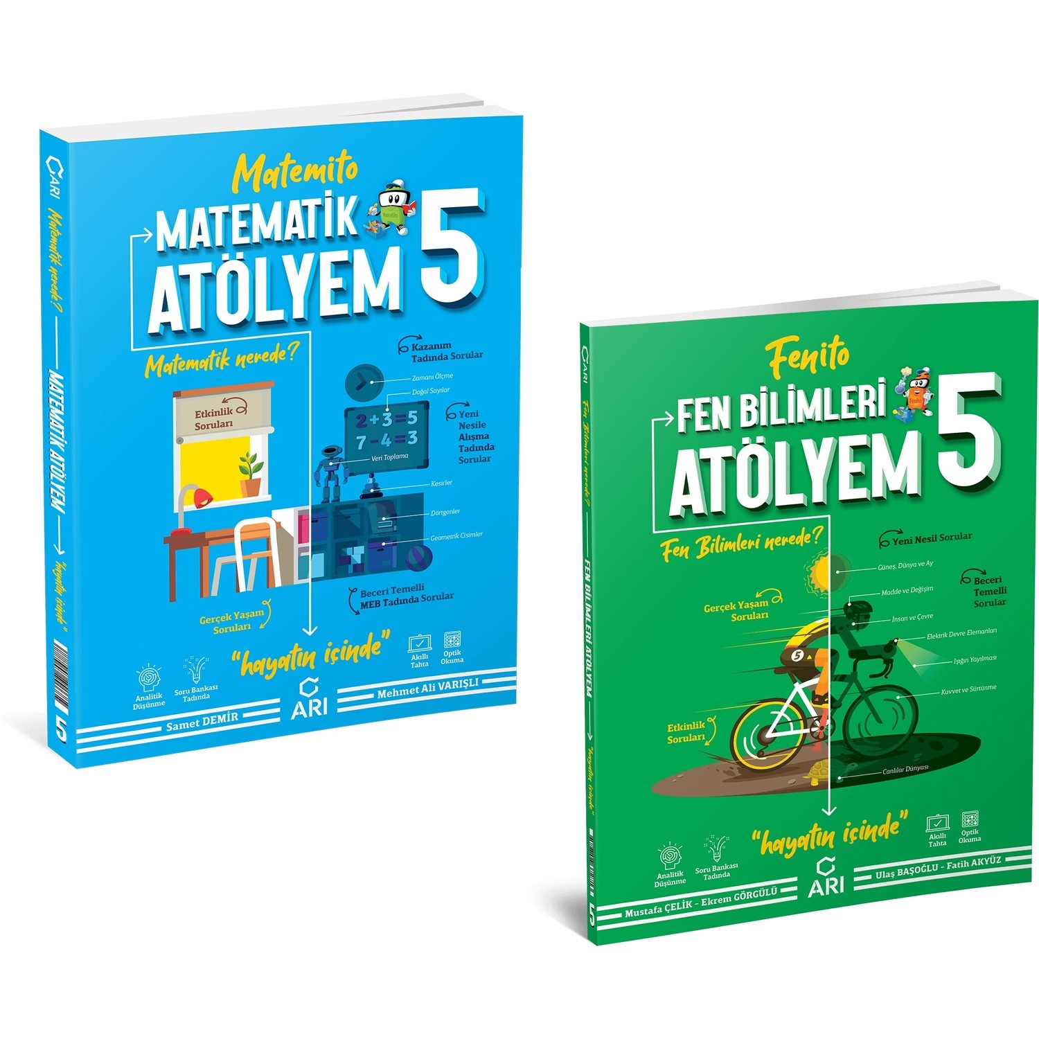 Arı Yayınları 5. Sınıf Matematik Fen Bilimleri Atölyem Seti Kitabı