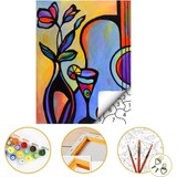 Tale Hobby Sayılarla Boyama Seti Kasnaklı 40 x 50 cm Boyalar ve Fırçalar Dahil