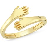 Altın Sepeti Altınsepeti Altın Hug Sarılma Yüzüğü