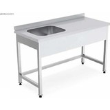 Bem Tekli Eviye Çalışma Tezgahı 1. Kalite 120*60*85
