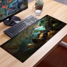 Fitgame 70X30 Xl Twitch 3mm Kauçuk Kaymaz Taban Oyuncu Gaming Mouse Pad