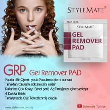 Stylemate Grp Jeltırnak Kalıcı Oje Çıkarıcı Sökücü Tırnak Temizleme Bezi Bir Kutu 100 Adet