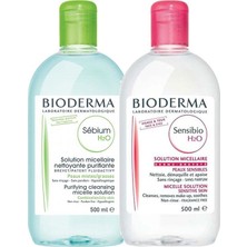 Bioderma Sebium H2O 500ML + Bioderma Sensibio H2O 500ML