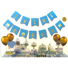 Paper Craft Yaldızlı Banner Iyiki Doğdun Yazısı