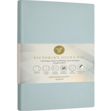 Victoria's Journals Smyth Pastel Noktalı Defter Yeşil 15 x 21 cm