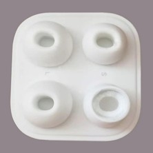 Ally Airpods Pro Için 2 Çift Silikon Yedek Kulaklık Ucu Kulaklık Tıkacı