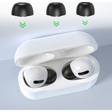 Ally Airpods Pro Için 6 Çift Silikon Yedek Kulaklık Ucu Gürültü Azaltma Kulak Tıkacı
